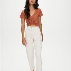 Wilfred Levant Cropped Shirt in Black